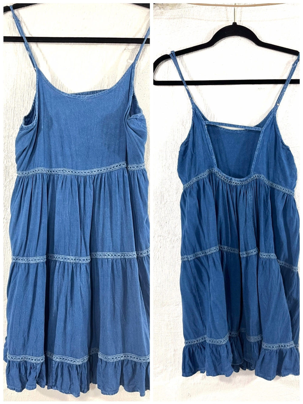 KIWI + PUNCH MIAMI CAMI TIERED SHORT DRESS